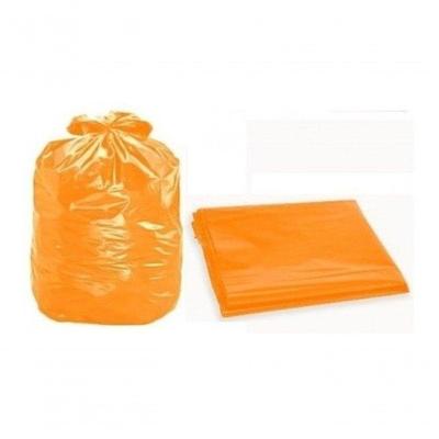 Saco de Lixo Colorido 60 Litros 100 un 0,6 Micras Laranja Higipack