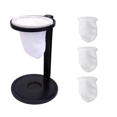 Mini Coador de Café de Pano Individual Chá Suporte Mariquinha em Algodão e Metal para Dose Única OEM