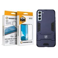 Kit Capa Case Capinha Amor E Pelicula Defender Glass Samsung Galaxy S21 Plus - Gshield - 1