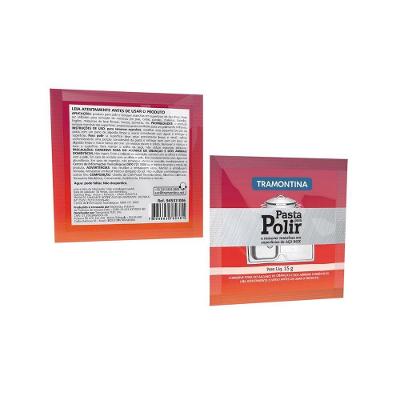 Pasta para Polir Aço Inox 15g Tramontina para Limpeza e Brilho em Pias Panelas Chaleiras Baixelas