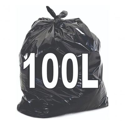 Higipack Saco para Lixo 100 Litros Resistente em Polietileno de Baixa Densidade Uso Doméstico