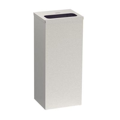 Lixeira Square 50L Aço Inox AISI 430 com Acabamento Scotch Brite Inox