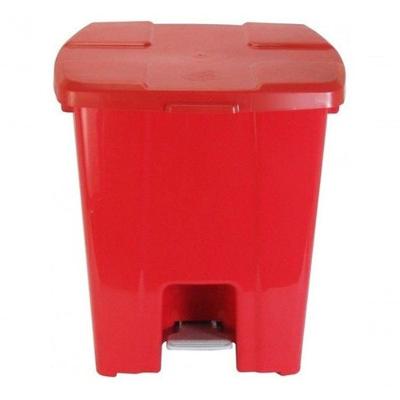 Lixeira Plástica Quadrada Cesto Quadrado 30L Polipropileno Preto Branco Azul Vermelho Verde Amarelo