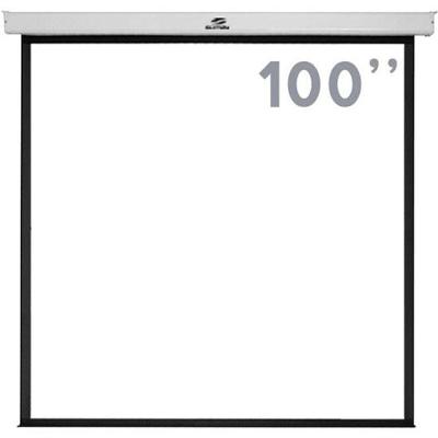 Tela de Projeção Retrátil Sumay F002 para Apresentações com Área Visual 180X180CM MATTE-WHITE