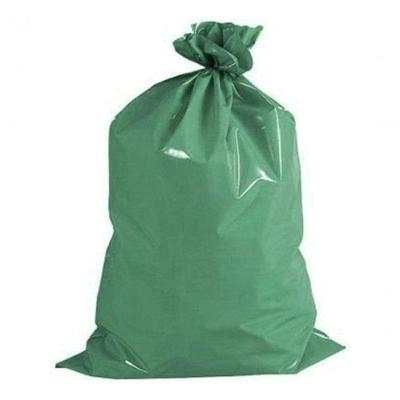 Saco para Lixo 100 Litros Comum em Polietileno de Baixa Densidade Verde com 100 Unidades Higipack
