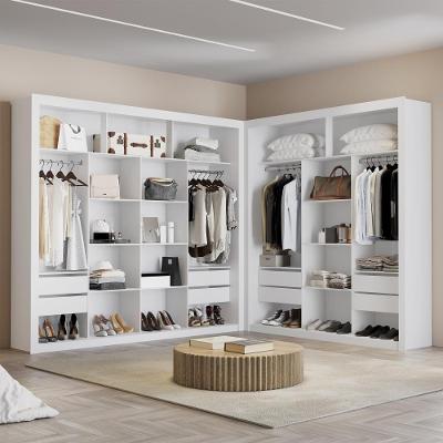 Closet Modulado 8 Gavetas Mdf Branco Amoudi Móveis Branco