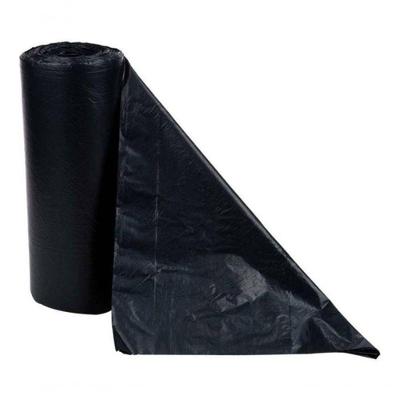 Saco de Lixo Preto em Rolo 60L para Resíduos Leves e Folhagens Preto Higipack