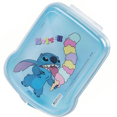 Sanduicheira Plástica Stitch para Lanches em PP Resistente Ideal para Crianças Plasútil
