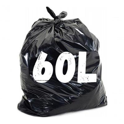 Saco de Lixo 60L P3 Muito Reforçado Preto para Uso Doméstico Higipack