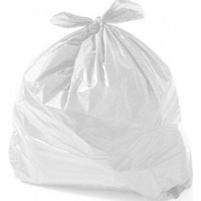 Saco de Lixo 60L para Descarte Pacote com 100 Unidades Branco Uso Doméstico Higipack