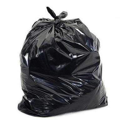 Saco de Lixo 60 Litros Reforçado 50 un Preto em Polietileno Reciclado Higipack