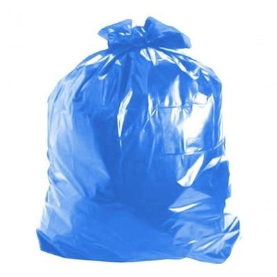 Saco de Lixo 60 Litros Coleta Seletiva Pacote 100 Azul Higipack