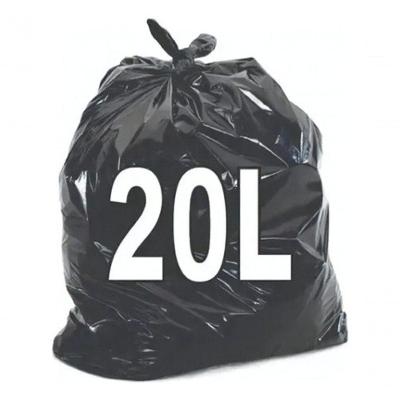Saco de Lixo 20 Litros Resistente em EVA para Lixeiras 5 a 12 Preto Higipack
