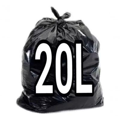 Saco de Lixo 20 Litros 1º Linha Plástico 100% Reciclado 45X55CM com 100 Unidades Higipack