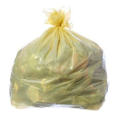 Saco para Lixo 30L Reforçado 0,06 Micras 59x62CM Amarelo Higipack com 50 Unidades