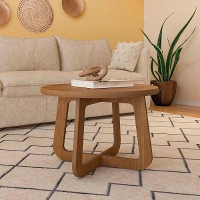 Mesa de Centro Jasmin Quadrada 100% MDF 59cm Cinamomo com Pintura UV Artely