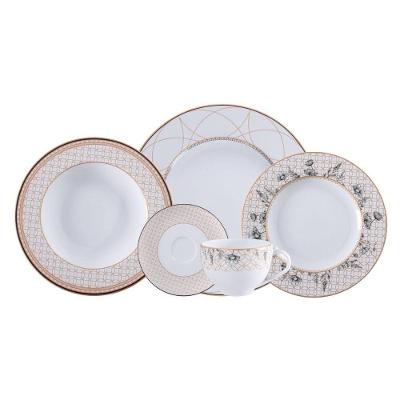 Aparelho De Jantar Tramontina Solaris Porcelana 30 Peças