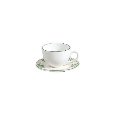 Xícara de Chá com Pires Natal dos Duendes em Cerâmica para Chá e Café Scalla