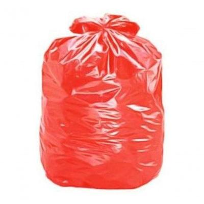 Saco para Lixo Vermelho 45x55x003 20L 100 Unidades para Uso Doméstico Higipack