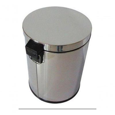 Lixeira com Pedal 20L em Aço Inox com Cesto Interno Removível Inox