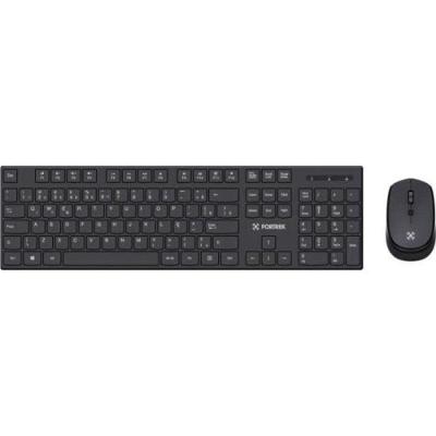 Kit Mouse E Teclado Fortrek Cw11 Wireless Preto