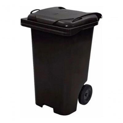 Conteiner Lixeira Plástica 120L com Rodas para Transporte em Plástico Higipack