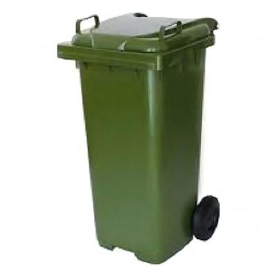 Conteiner Lixeira 120 Litros com Rodas e Tampa para Coleta 120L