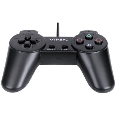 Controle para PC Vinik Play1 Compatível com Windows e Mac com Conexão USB Cabo 1,8M Preto