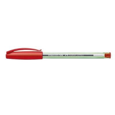 Caneta Esferográfica Faber-Castell Trilux Fine com Ponta Fina 0,8 mm e Formato Triangular Ergonômico