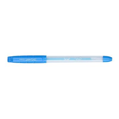 Caneta Esferográfica em Gel BRW Pastel Azul Claro Ponta 1.0MM Escrita Suave 1 Unidade