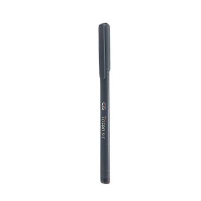 Caneta Esferográfica Cis Triton com Ponta 0,7MM e Grip Ergonômico Unidade Cinza