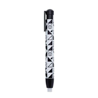 Caneta Borracha Molin do Brasil Black And White Love Estampa 1 com Formato Ergonômico 1 Unidade
