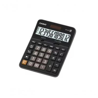Calculadora de Mesa Casio DX-12B com Visor de Cristal Líquido Amplo e 12 Dígitos Preto