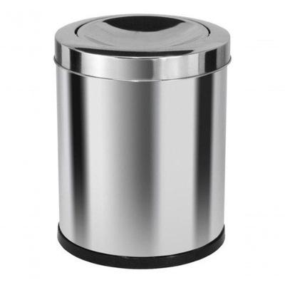 Lixeira em Aço Inox com Tampa Meia Esfera 30L Higipack