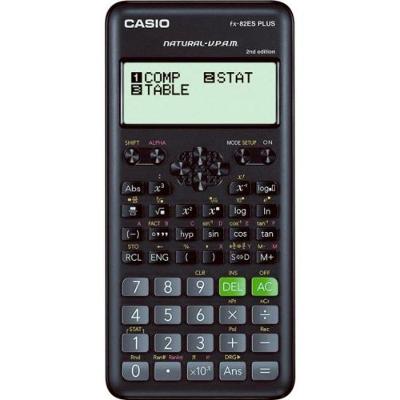 Calculadora Científica Casio FX-82ES Plus-2 com 252 Funções e Visor de Texto Natural Preto
