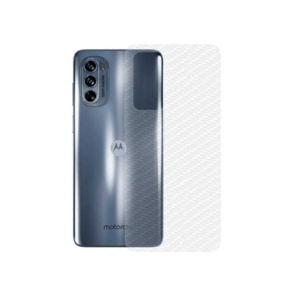 Película Para Motorola Moto G62 5G - Traseira De Fibra De Carbono - Gshield - 1