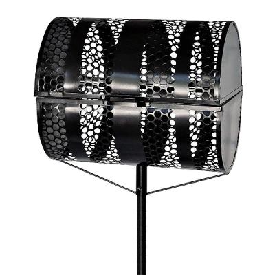 Lixeira de Rua Tela Moeda de 60cm com Tampa Metal Manual Santa Edwirges