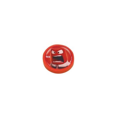 Borracha Tris Top Divertidamente Raiva Textura Macia Livre de PVC Ideal para Apagar Grafite Vermelho