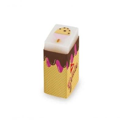 Borracha Tris Gelato Holic Fofurices Palito Redondo com Textura Super Macia e Tecnologia DUST FREE