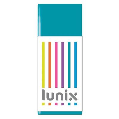 Borracha Tilibra Lunix Verde Macia com Capa Protetora Alta Qualidade 60MM X 10MM X 25MM