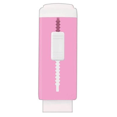Borracha Retrátil Tilibra Borracha Rosa com Mecanismo de Apagamento Preciso 60mm X 24mm X 18mm