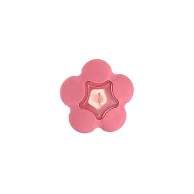 Borracha Molin do Brasil Love Flowers com Formato de Flor e Apoio Plástico Central 1 Unidade Rosa