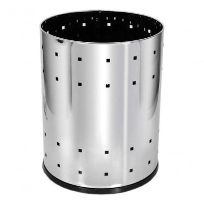 Lixeira Telada 13L Aço Inox para Uso em Escritório Hospitais Lojas e Consultórios Inox