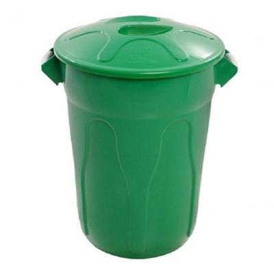 Lixeira Pt Cr60 60 Litros em Polipropileno para Cozinha com Tampa Removível Verde