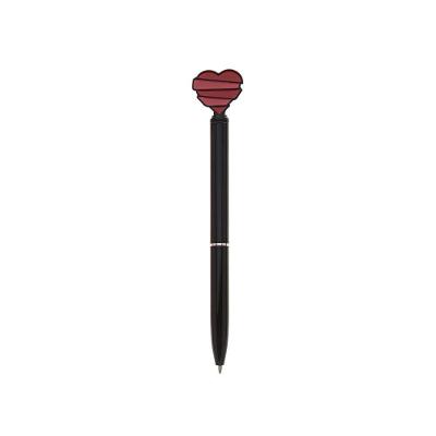 Caneta Molin do Brasil Coração Love Metallic Ponta Fina 1,0MM para Escrever e Desenhar Preto