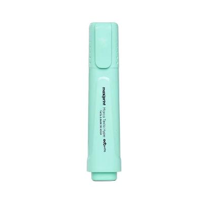Caneta marca-texto Maxprint Ecowrite Hype com Ponta Chanfrada 5,0MM 1 Unidade Verde Pastel