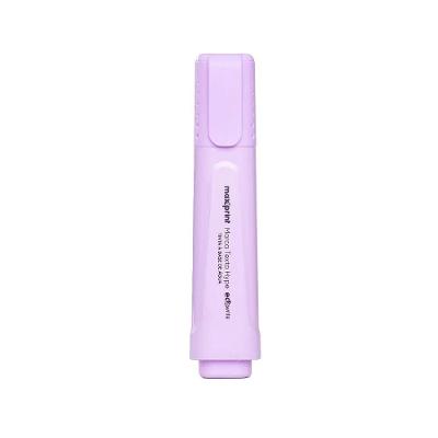 Caneta marca-texto Maxprint Ecowrite Hype com Ponta Chanfrada 5,0MM 1 Unidade Lilás Pastel