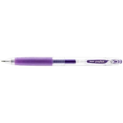 Caneta Gel Pilot Pop Lol 0.7 com Tinta Gel Premium à Prova d’água 1 Unidade Violeta Metallic