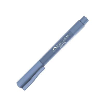 Caneta Faber-Castell Fine Pen Colors Ponta Fina 0,4 mm Tinta de Alta Qualidade Secagem Rápida Azul