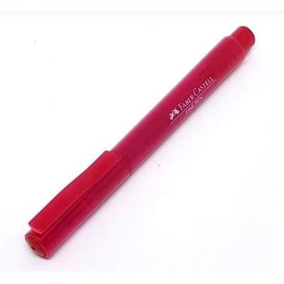 Caneta Faber-Castell Fine Pen Colors Ponta Fina 0,4 mm Tinta de Alta Qualidade 1 Unidade Rosa Escuro